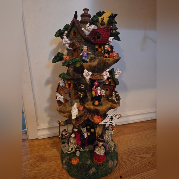 Other - Big Halloween Haunted House Figurine Vintage (?)